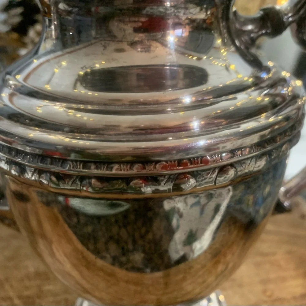 Rogers & Brothers silver-plated teapot,